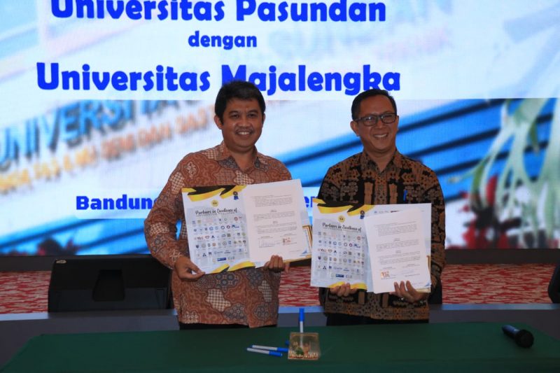 Sukseskan MBKM, Unpas dan LPMI Teken MoU dengan Universitas Majalengka